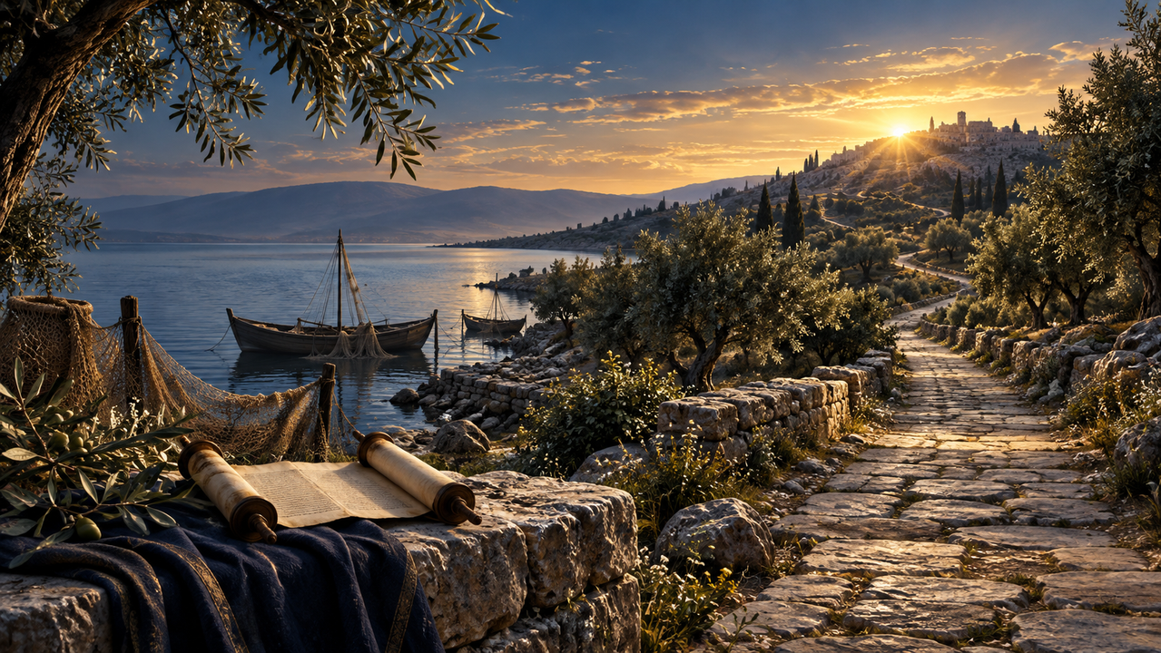 Artistic illustration for New Testament